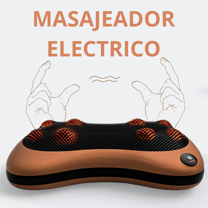 Masajeador Almohada Shiatsu con Calor | Relajación profunda en minutos