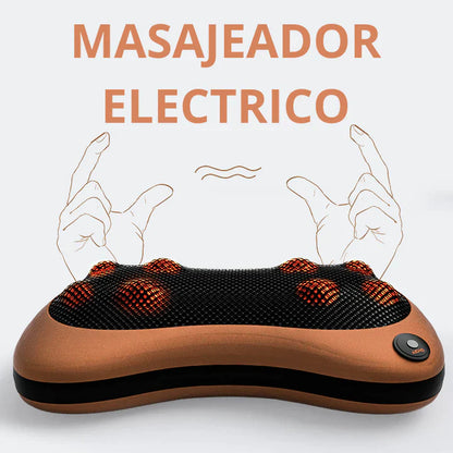 Masajeador Almohada Shiatsu con Calor | Relajación profunda en minutos