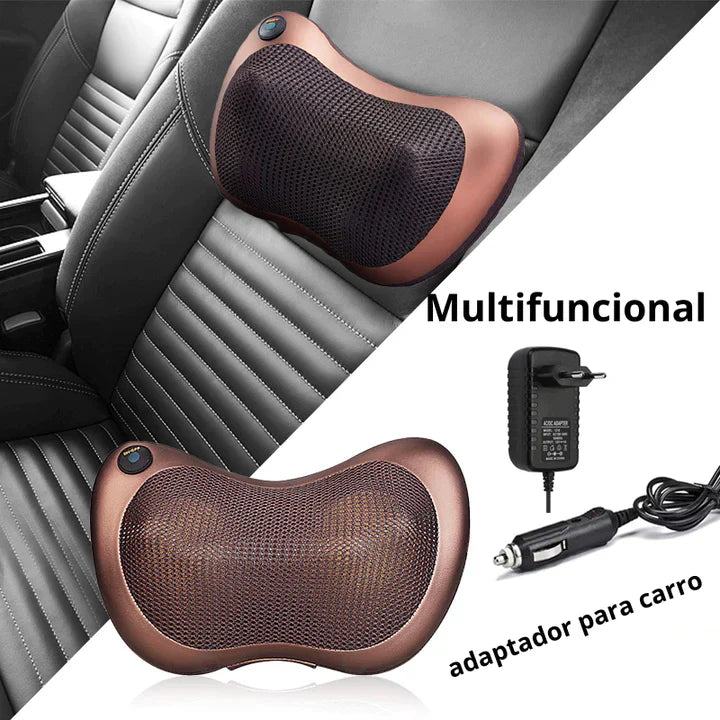 Masajeador Almohada Shiatsu con Calor | Relajación profunda en minutos