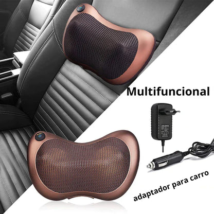Masajeador Almohada Shiatsu con Calor | Relajación profunda en minutos